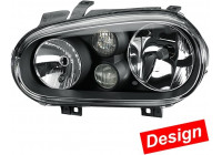 Headlight left 1EL 007 700-151 Hella