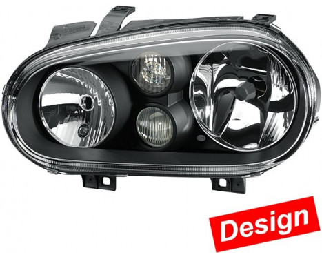 Headlight left 1EL 007 700-151 Hella