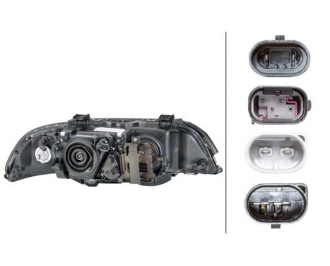 Headlight left 1EL 008 052-571 Hella, Image 2