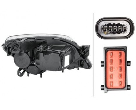 Headlight left 1EL 008 700-311 Hella, Image 3