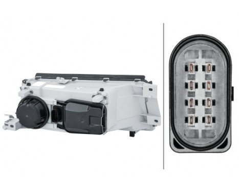 Headlight left 1EL 010 202-011 Hella, Image 3