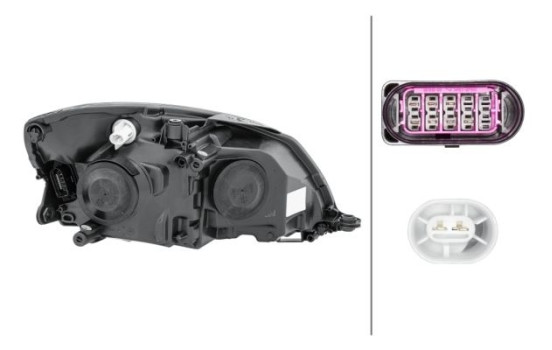 Headlight left 1EL 010 417-491 Hella, Image 2