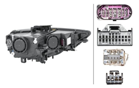 Headlight left 1EL 010 740-571 Hella, Image 3