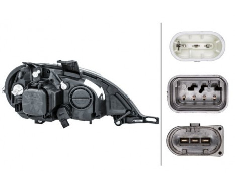Headlight left 1EL 223 151-171 Hella, Image 3