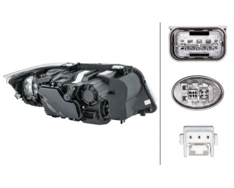 Headlight left 1EL 354 691-011 Hella, Image 3
