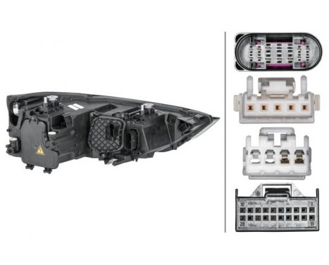 Headlight left 1EL 354 838-051 Hella, Image 2