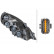 Headlight left 1ER 010 117-191 Hella, Thumbnail 2