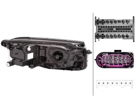 Headlight left 1EX 013 143-211 Hella, Image 2