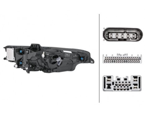 Headlight left 1EX 013 501-911 Hella, Image 2