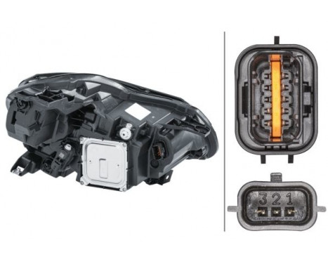 Headlight left 1EX 013 930-811 Hella, Image 2