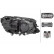 Headlight left 1EX 014 215-311 Hella, Thumbnail 2