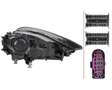 Headlight left 1EX 014 690-011 Hella, Image 2