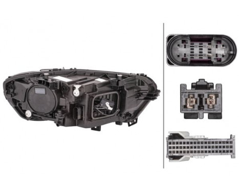 Headlight left 1EX 015 086-311 Hella, Image 2