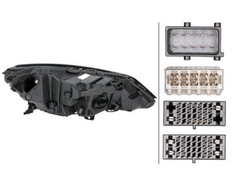 Headlight left 1EX 354 829-211 Hella, Image 2
