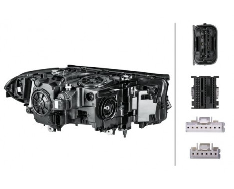 Headlight left 1EX 354 836-111 Hella, Image 2
