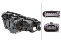 Headlight, left 1LS 008 821-331 Hella