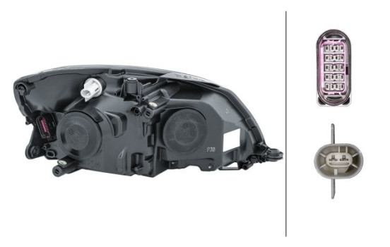Headlight left 1ZL 010 417-411 Hella, Image 3