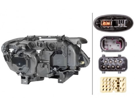 Headlight left 1ZS 009 044-511 Hella, Image 3