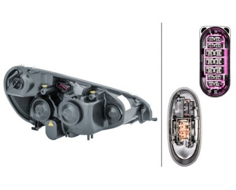 Headlight left 1ZS 009 250-791 Hella, Image 3