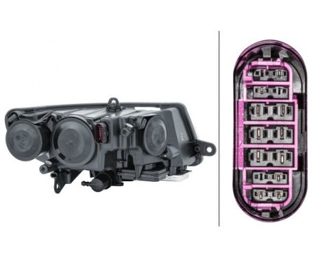 Headlight left 1ZS 247 047-331 Hella, Image 3