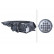 Headlight left 1ZS 354 835-031 Hella, Thumbnail 2