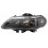 Headlight left 20-0206-05-2 TYC