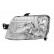 Headlight left 20-0336-05-2 TYC