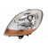 Headlight left 20-0362-15-2 TYC