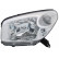 Headlight left 20-0378-15-2 TYC