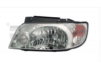 Headlight left 20-0418001 TYC