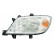 Headlight left 20-0496-15-2 TYC