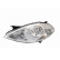 Headlight left 20-0568-05-2 TYC