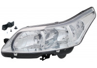 Headlight left 20-0664-15-2 TYC