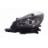 Headlight left 20-0796-15-2 TYC