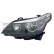 Headlight left 20-0938-05-9 TYC, Thumbnail 2