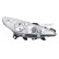 Headlight left 20-1062-05-2 TYC, Thumbnail 2