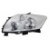 Headlight left 20-11338-05-2 TYC
