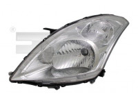 Headlight left 20-12430-15-2 TYC