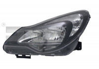 Headlight left 20-12630-15-2 TYC