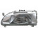 Headlight left 20-3226-45-2 TYC