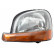 Headlight left 20-5298-08-2 TYC