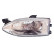 Headlight left 20-5424-08-2 TYC