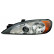 Headlight left 20-5982-05-2 TYC