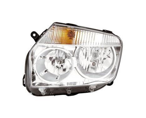 Headlight left 4x2 H7+H1 +/-ElektrischReg. 1555961 Van Wezel