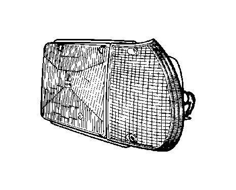 Headlight left -81 +FLASHING LIGHT 0112941 Van Wezel, Image 2
