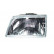 Headlight left BILUX + H4 4025941 Van Wezel