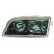 Headlight left BLACK from '01 to '03 5941963 Van Wezel