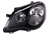 Headlight left black (GTI) 5828963 Van Wezel