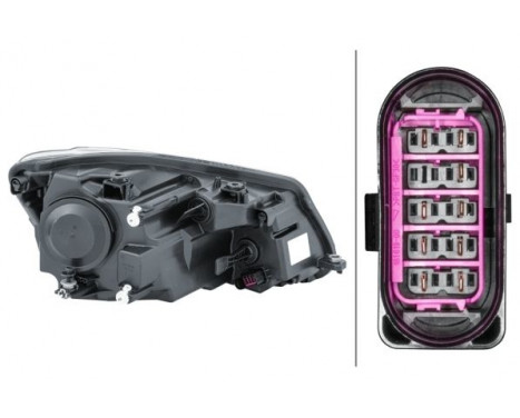 Headlight left from 09/2010- 1EL 010 551-011 Hella, Image 3
