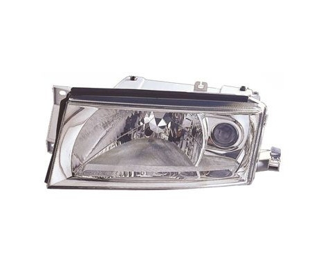 Headlight left from 10/'00 with FOG LIGHT HOLE 7621963 Van Wezel, Image 2